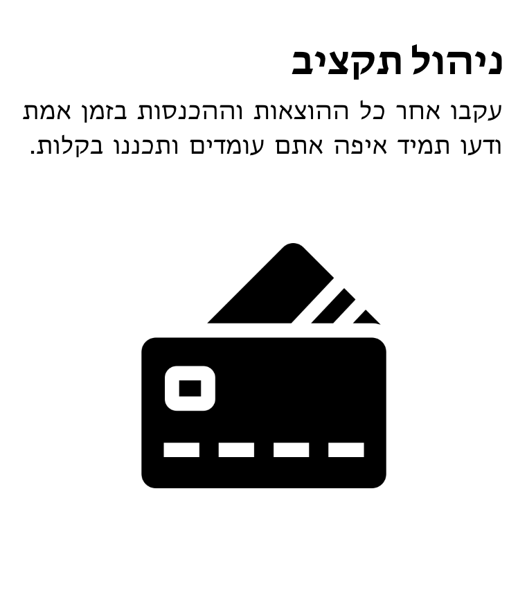 ניהול תקציב